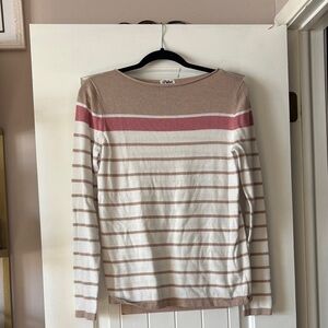 Pulse Multicolor Striped Crew Neck Sweater